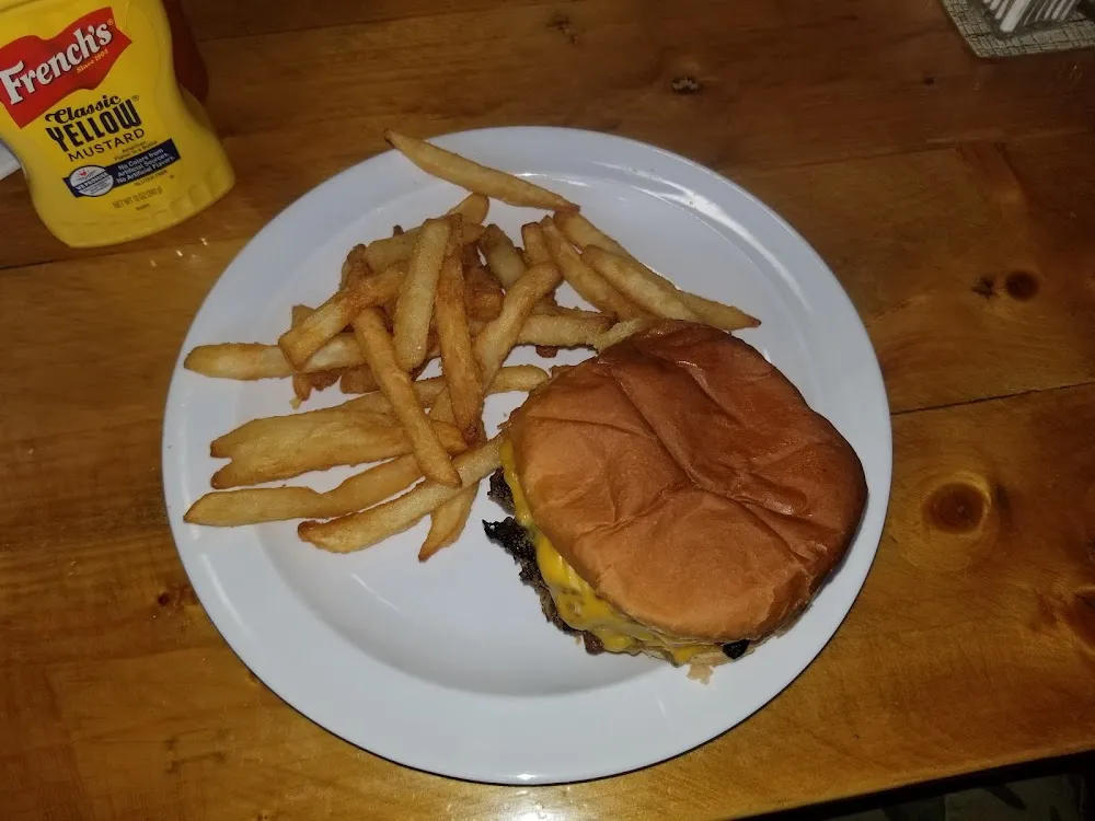 Double Cheeseburger and Fries