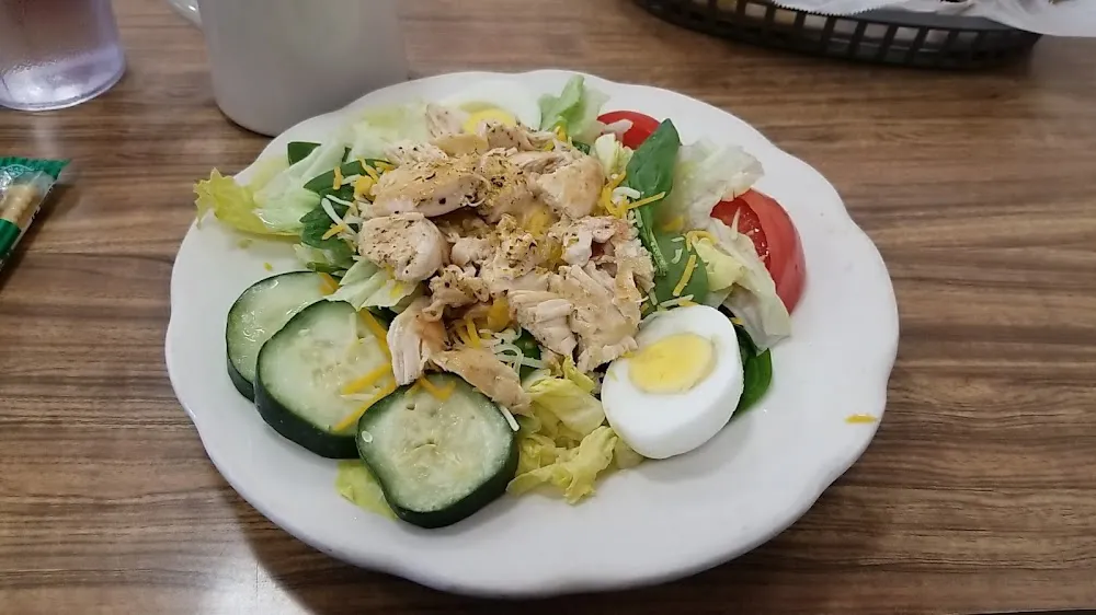 Fried Grilled Chicken Salad